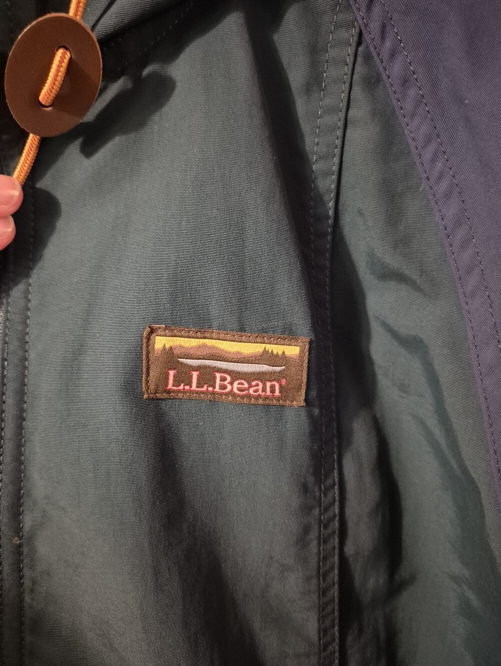 LL Bean Women's Colorblock Pullover Shell - Picture 4 of 8